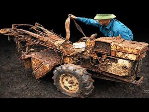 Ultimate Rusted Farm Tractor Restoration // Skilled Revival of an Abandoned Machine