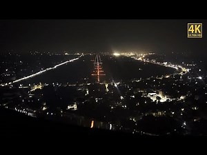 Smooth Night Landing in 4K | Cockpit View