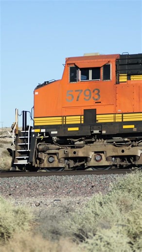 BNSF 5793 EB San Bernardino, CA to Corwith, IL 10-4-2025 #cassscenicrailroad #railroad #automobile
