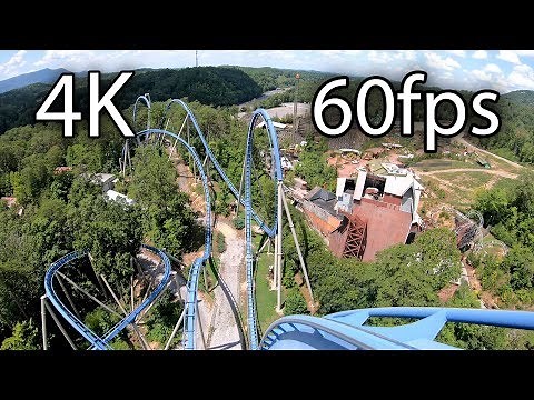 Wild Eagle front seat on-ride 4K POV @60fps Dollywood