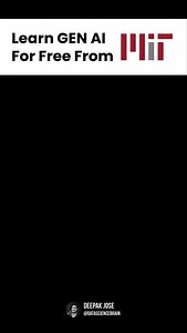 6.2K views · 930 reactions | This FREE MIT Course on YouTube will...