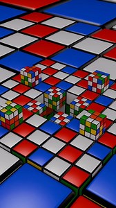 11K views · 2.8K reactions | Rubik Cube Satisfyinng 1 #3d #3danimation #animation #blender #simulation #rigidbody #physics #cooleffects #looping #sfx #asmr #satisfying #oddlysatisfying | The3dartshow | Facebook