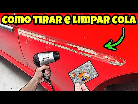 Como Tirar Cola do Carro e Limpar Resíduos de Cola.