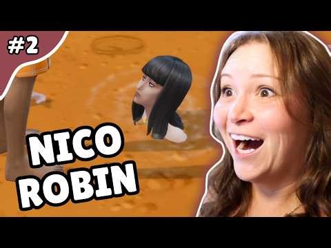Sims 4 One Piece Season 2: Robin Drowns in Sand???
