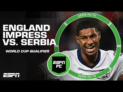 ‘COMPLETELY DEMOLISHED!’ England defeat Serbia 5-0 in WCQ 💥 REACTION! | ESPN FC