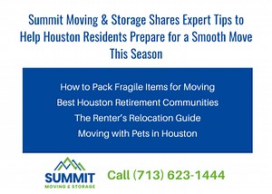 Summit Moving & Storage Shares Expert Tips to Help Houston Residents Prepare for a Smooth Move This Season