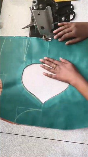 #Boat neck simple patch work blouse #short