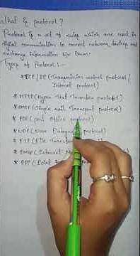 What is Protocol ? | Protocols types | #computerlearning