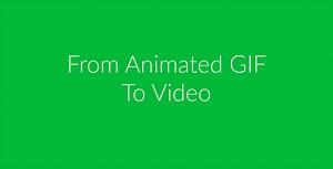 Turn video into animated gif