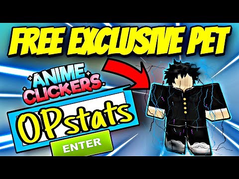 ⚡HOW TO GET a FREE *EXCLUSIVE PET* in Anime Clicker Simulator! WORKING TWITTER CODES! OP Stats!