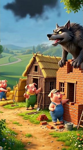 The Three Little Pigs! I🐷🎶Learn, Sing and Play ! Songs for Kids!🎶🐷