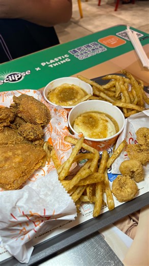 Popcorn Shrimp in Popeyes?! #popeyes #friedchicken #tastyornasty #foodreview | On-Yee Eats