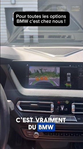 INSTALLATION CAMÉRA DE RECUL BMW D’ORIGINE OEM
