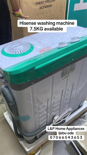 Discover the Hisense 7.5KG Washing Machine Now