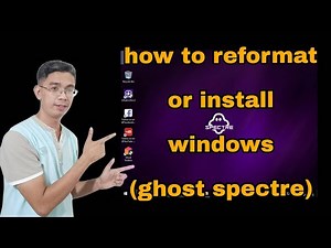 how to reformat or install windows (ghost spectre) | don oneng tv | grandlinecomtech
