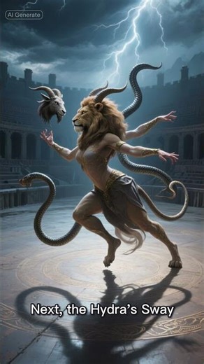 Chimera teaches creative dance moves #horoscope #mythology #abundance #motivation #lawofattraction