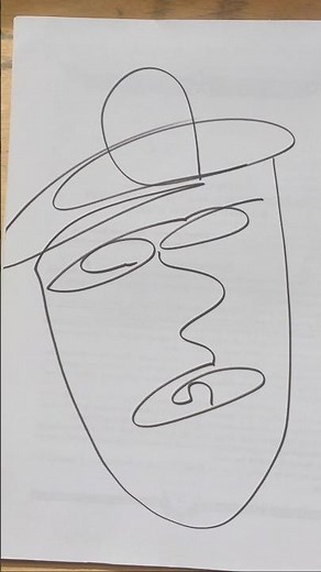 Learn how to Easily Draw Abstract Faces Step by Step #drawing #sketch