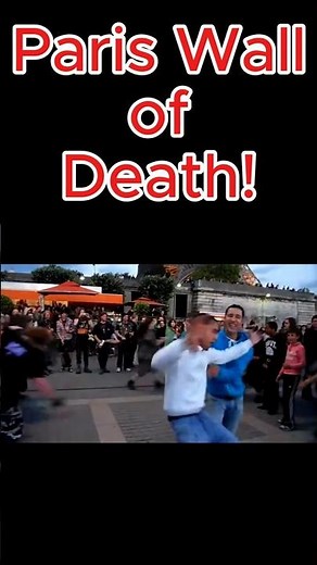 Paris Wall of Death! #moshpit #paris #dance
