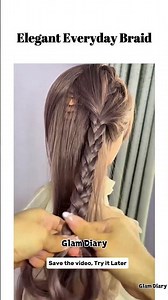 Cute Side Braid Hairstyle ✨#BraidedHairstyle #SideBraid #KoreanHair