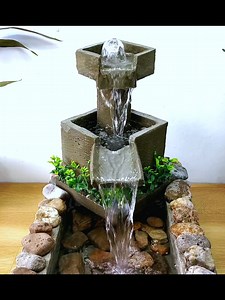 73K views · 1.3K reactions | Beautifull mini waterfall fountain making | M Craft | Facebook
