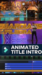 Don't know how to create a cool intro for your video? ✨🔥NOW follow the steps to recreate an epic title card from Guardians of the Galaxy 2. Groot dancing in front of a monster and following the title is a perfect example. Go master these techniques and keep creating! #MadeWithFilmora #filmora #filmora12 #Wondershare #wondersharefilmora #videoedit #videoedits #inspiration #contentcreator #videoediting #videoeditor #tutorial #videoedit #titleintro | Wondershare Filmora Video Editor