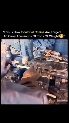 SCIENCE | HISTORY | FACTS | EXPERIMENT on Instagram: "Industrial chains aren’t just metal links — they’re precision-engineered components designed to carry thousands of tons without failure. This video reveals how extreme strength is forged step by step: 1️⃣ Material Selection: High-grade alloy steel is chosen for its ability to handle massive loads, fatigue, and sudden shocks. Even tiny impurities can weaken the final chain. 2️⃣ Heating & Forging: Steel rods are heated to glowing temperatures a