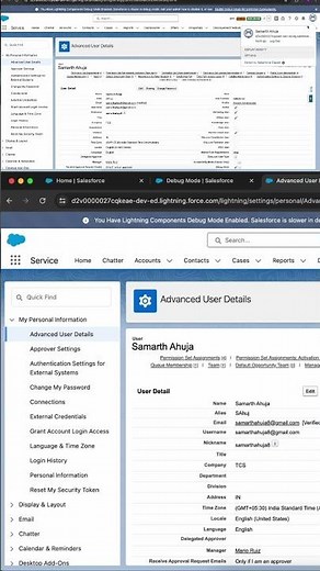 Enable Lightning Component Debug mode in Salesforce | JavaScript | LWC #salesforce #lwc #javascript