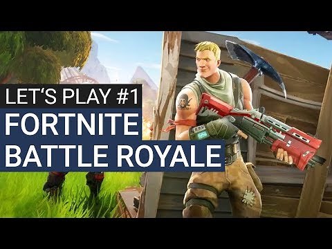 Fortnite Battle Royale #1 - Let's Play Fortnite Deutsch / Gameplay German
