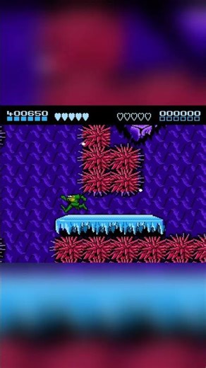 Смотрим Battletoads: Уровень 4 - ARCTIC CAVERNS