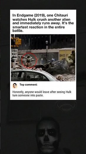 A Chitauri Makes the Smartest Move in Endgame