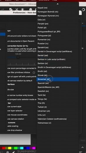 Pasa Inkscape a Español