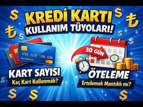 Kredi Kartı Kullanırken � Kişinin Bilmediği Taktikler