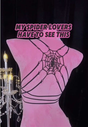 Where are my 🕷️lovers !!!. #spider #bra #bikini #spiderlovers❤️🕸🕷 #girlfriend