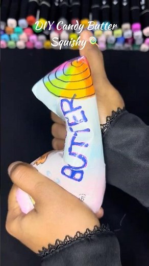 DIY Candy Butter Squishy!🍭#squishy #craft #papercraft #craftideas #diycrafts #diy