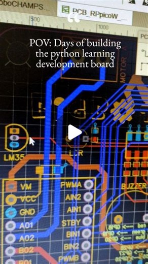 impulseTech on Instagram: "Day -2 of building the python learning development board front the scratch. #python #robotics #startup"