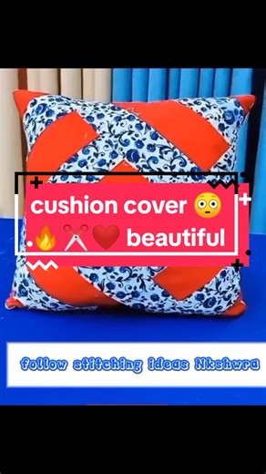 very easy make cushion cover 😳🔥✂️❤️ beautiful 😍🥰#fyp #stitch #sewing #design #4k #4u #s #trend #hashtag #tiktokindia @stitching ideas Nkshwra