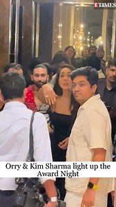 64K views · 107 reactions | Step into the glamour zone with #Orry & #KimSharma as they turn heads at the Award Function | ETimes | Facebook