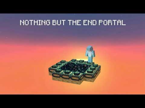 Minecraft, But The World Is Just An End Portal…