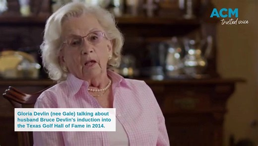 Gloria Devlin (nee Gale) talks about husband Bruce Devlin