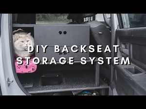 DIY Backseat Storage System | The Mortells