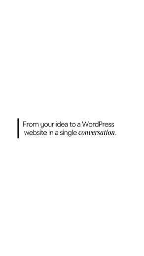 Talking comes easy to us - to friends, pets, plants… even to ourselves sometimes! 🎤 Now, creating your website can be just as effortless. With GoDaddy WordPress Hosting, turn your idea into a ready website in just one simple conversation. 🔗 Start with your GoDaddy WordPress Hosting plan today! | GoDaddy