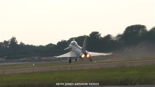 German Typhoon giving it some | Keith Jones Airshow Videos