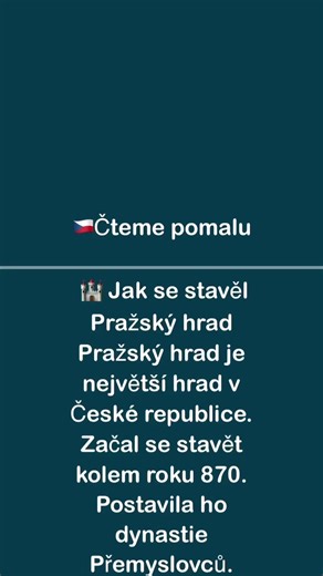 Czech Language Basics #A2