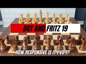 DGT Bluetooth E-Board with Fritz 19 (2024) an overview on responsiveness and general play 1 vs 1.