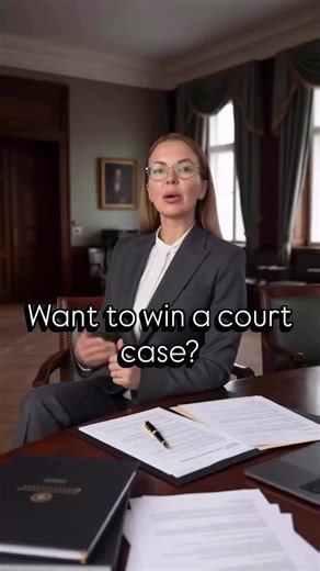 Practical advice on how to increase your chances to win a court case. Save this video if you have to go to the court or share it with someone who will go there soon. #law #court #business #contracts