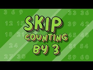Skip Counting By 3 | Counting Songs for Kids by Mr. Miller