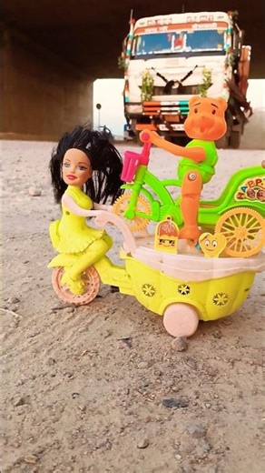 Remote Control Scooty Girl And Monkey Scooter Unboxing And Testing Short ||