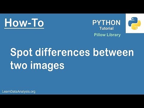 How to compare two images and display the differences using Python (Hint: Pillow)
