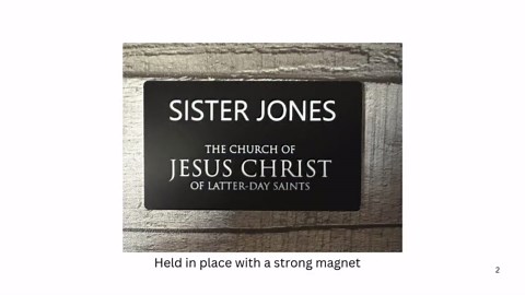 Missionary Name Tag, LDS Name Tag, Future Missionary Tag, Missionary Month Tag, Personalized Name Tag Missionary Month, Temple Worker Tags - Etsy