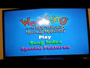 Wee Sing in The Marvelous Musical Mansion DVD Menu